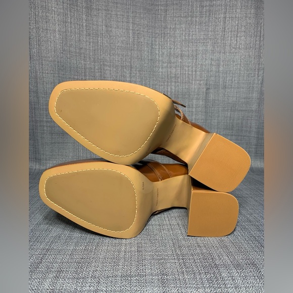 Elegant Brown Platform Heels - Picture 6 of 7